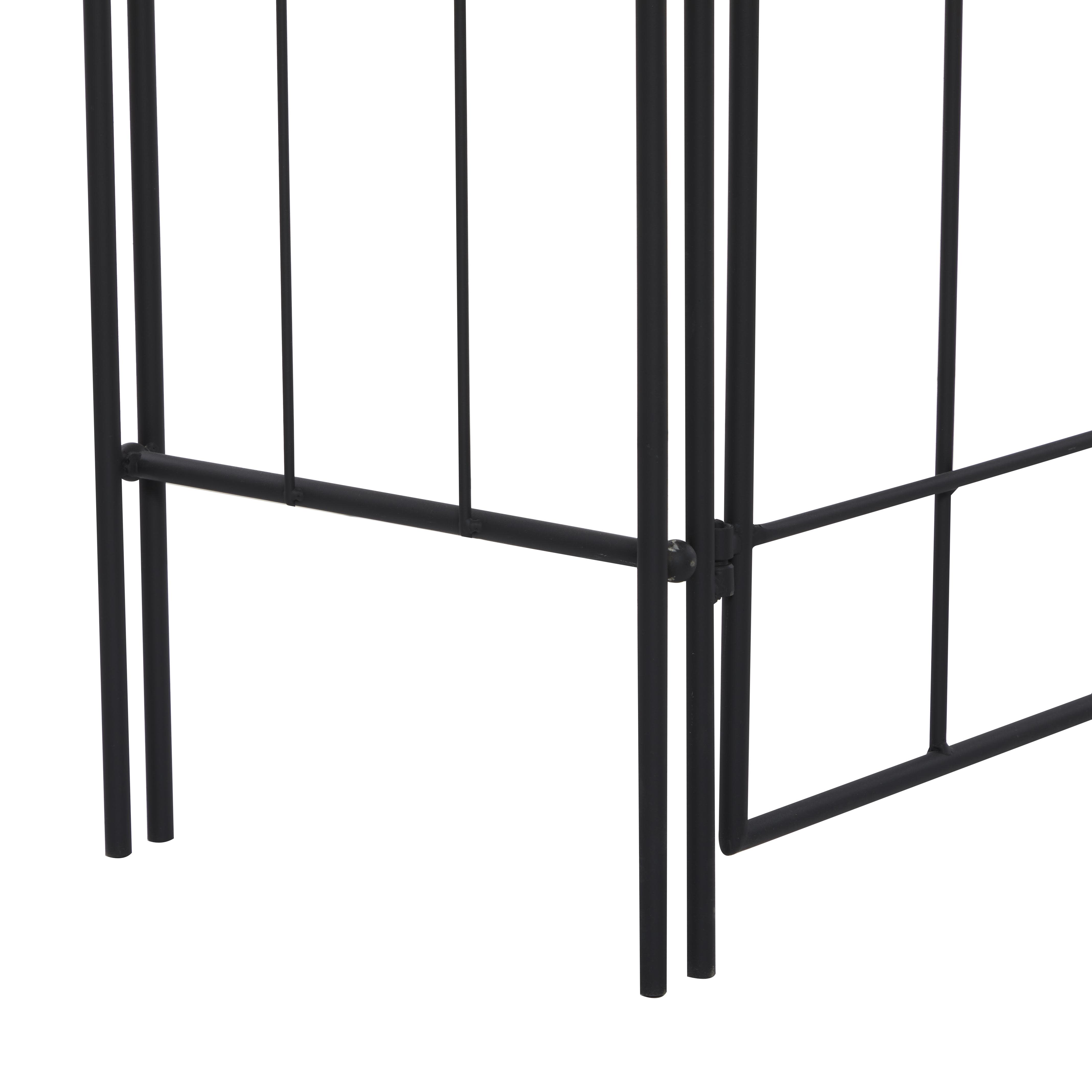Import Corner - Wholesale Outdoor Ornament/Decor - A-31617: METAL ARBOR GATE 55"W, 86"H4