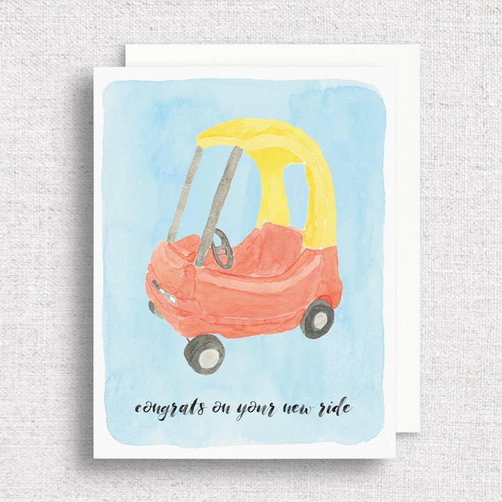 Carte de vœux « Félicitations pour votre nouveau trajet » | Carte de fête prénatale pour la vente par Gert & Co