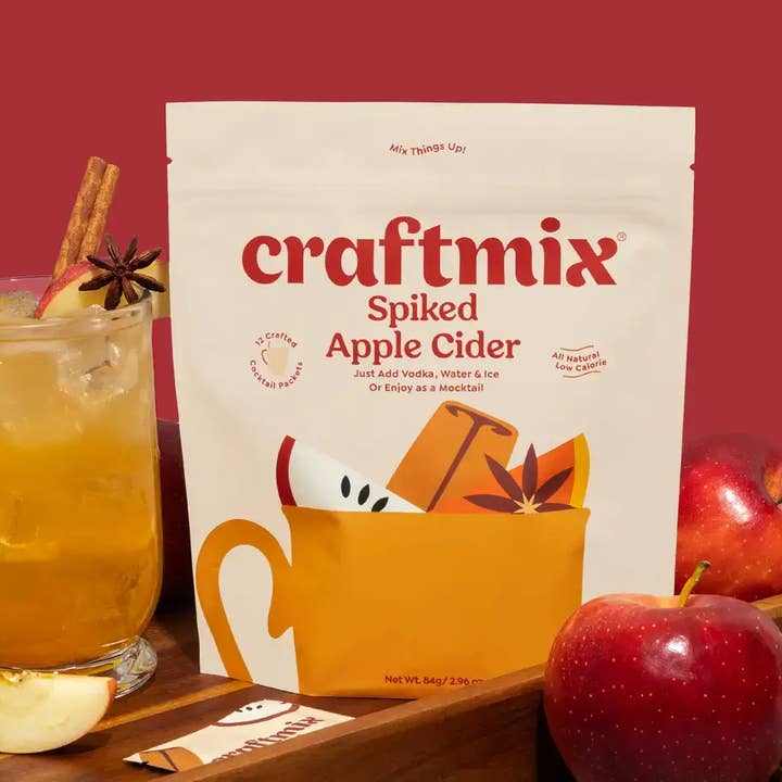 Craftmix - Wholesale Cocktail mix/syrup - Spiked Apple Cider Cocktail Mixer - 12 Servings Multipack0