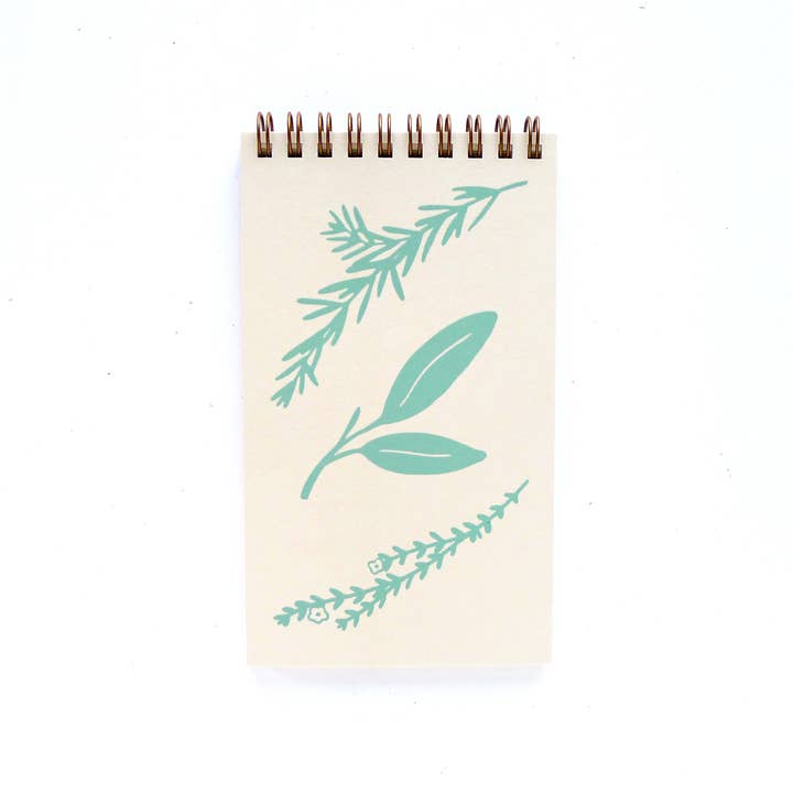 Herb Coil Notepad for wholesale by Middle Dune