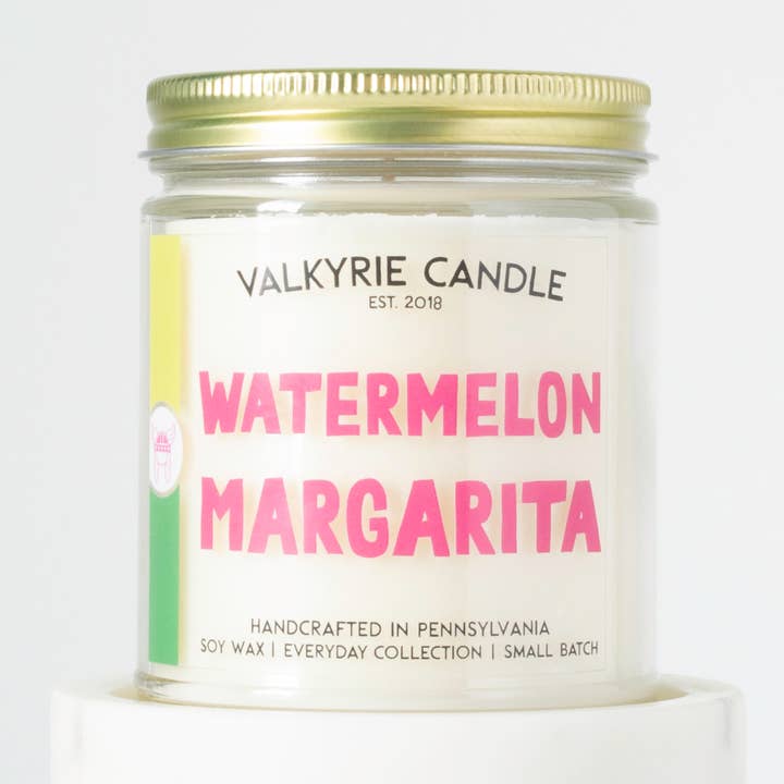 Watermelon Margarita Candle | Cocktail Collection for wholesale by Valkyrie Candle