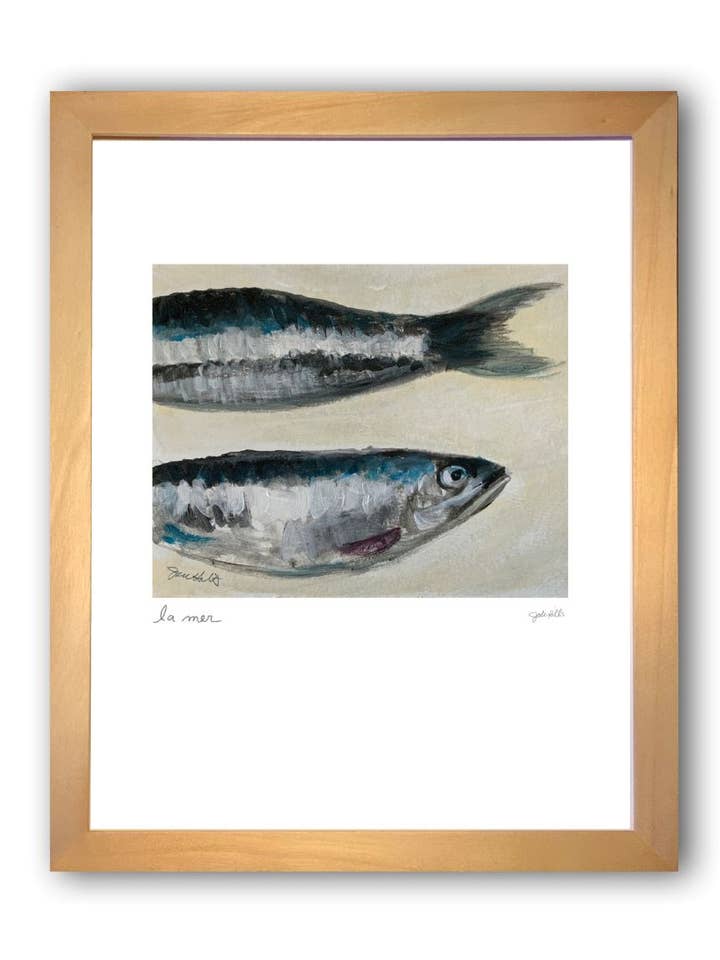 la mer ⎮ France Art Print for wholesale by Studio J by Jodi Hills