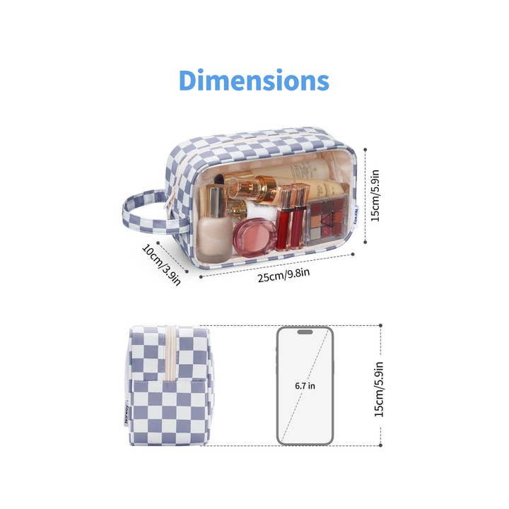 wandf - Wholesale Toiletry bag – women's - Clear Toiletry Bags for Traveling Toiletries, Make Up Pouch 52