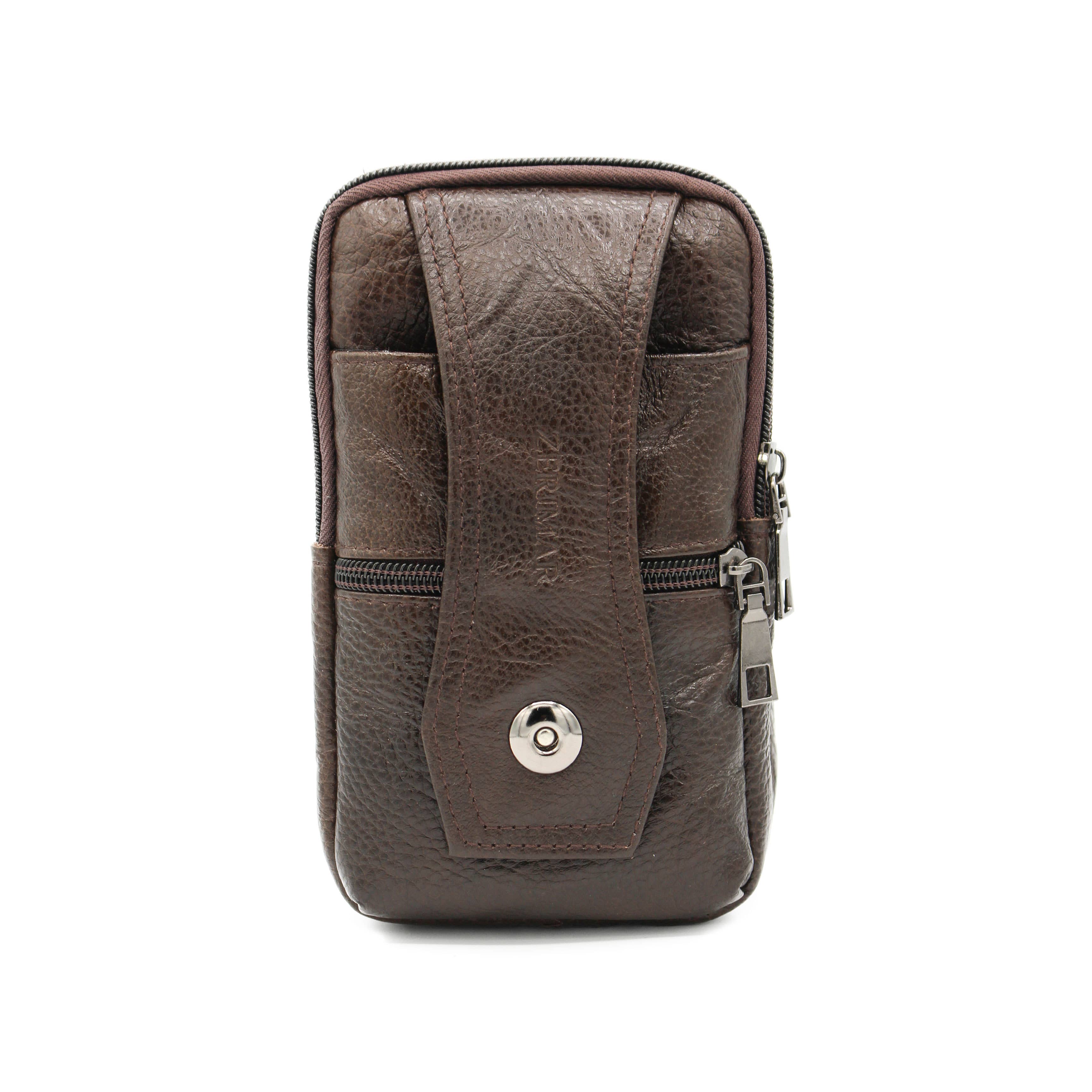 Marron Zerimar 100% Leather Crossbody Bag Measurements: 18x11x5 for wholesale on Faire0