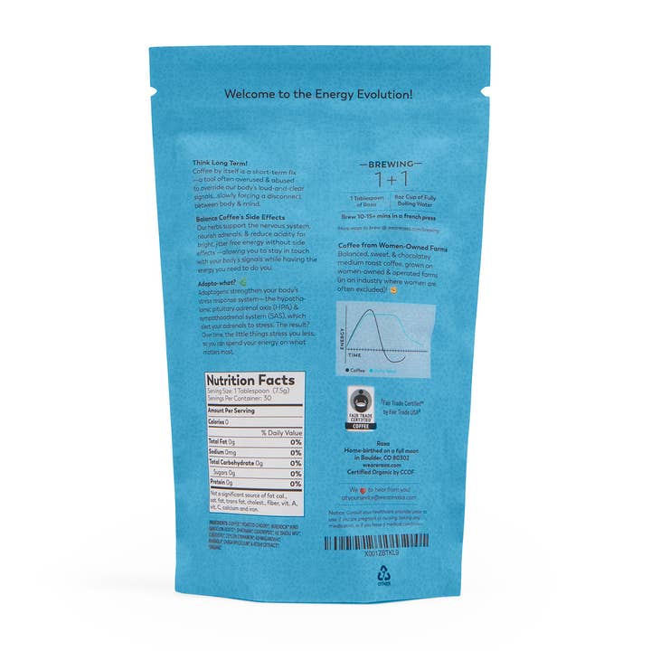 Rasa - #1 in Functional Adaptogens - Wholesale Ground Coffee - Rasa Dirty | Boosted Coffee | 8 oz