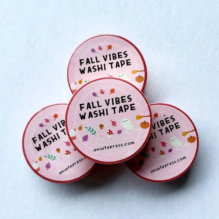 Ruban Washi Ambiance Automnale pour la vente par Aviate Press