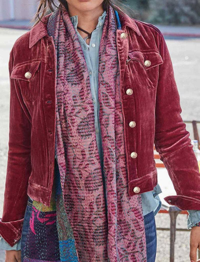 safistyle - Vente Veste – femme - Veste en velours à boutons avec poches poitrine2