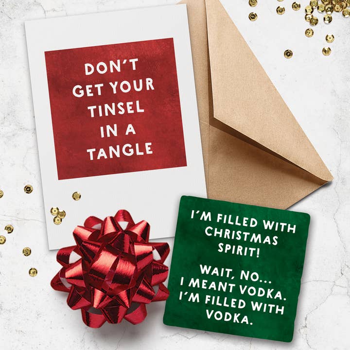 Paisley & Parsley - Venta al por mayor Tarjetas de Navidad - Grinch - Tarjeta de felicitación (Navidad)