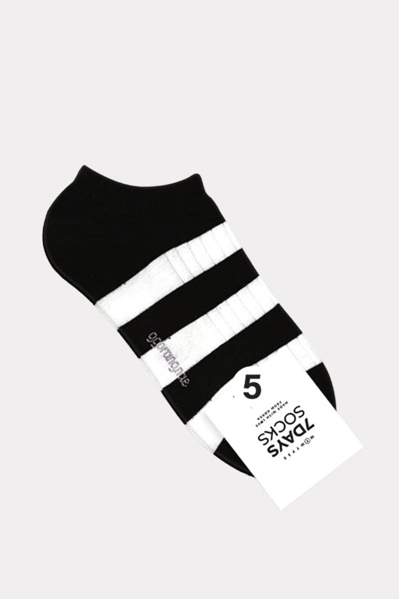 7DAYSSOCKS – wholesale Socks – Women's – Women's Ankle Stripe Pleat Socks4