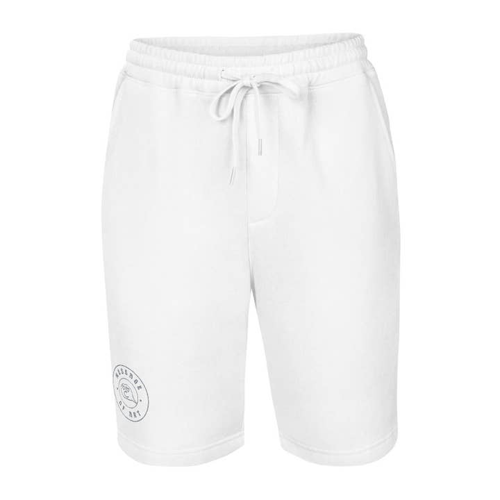 Shorts in felpa con stampa MOA per la vendita all'ingrosso da parte di Message of Art