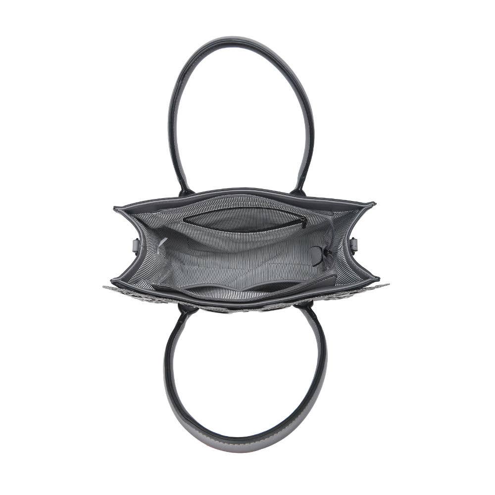 Papaya Fashion Ltd - Wholesale Top Handle Bag - Women's - 82230-3 Handbag with metal rings along the edge of bag8