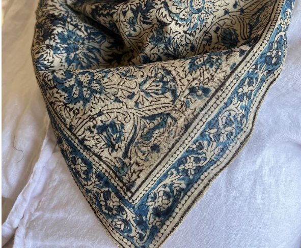 Peaceware – wholesale Bandana – Unisex – Bandana - Himalayan Poppy Kalamkari Print2