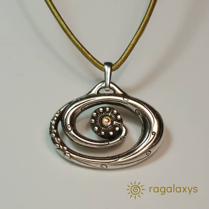 Andromeda Galaxy - Leather cord and friction clasp. for wholesale by Ragalaxys