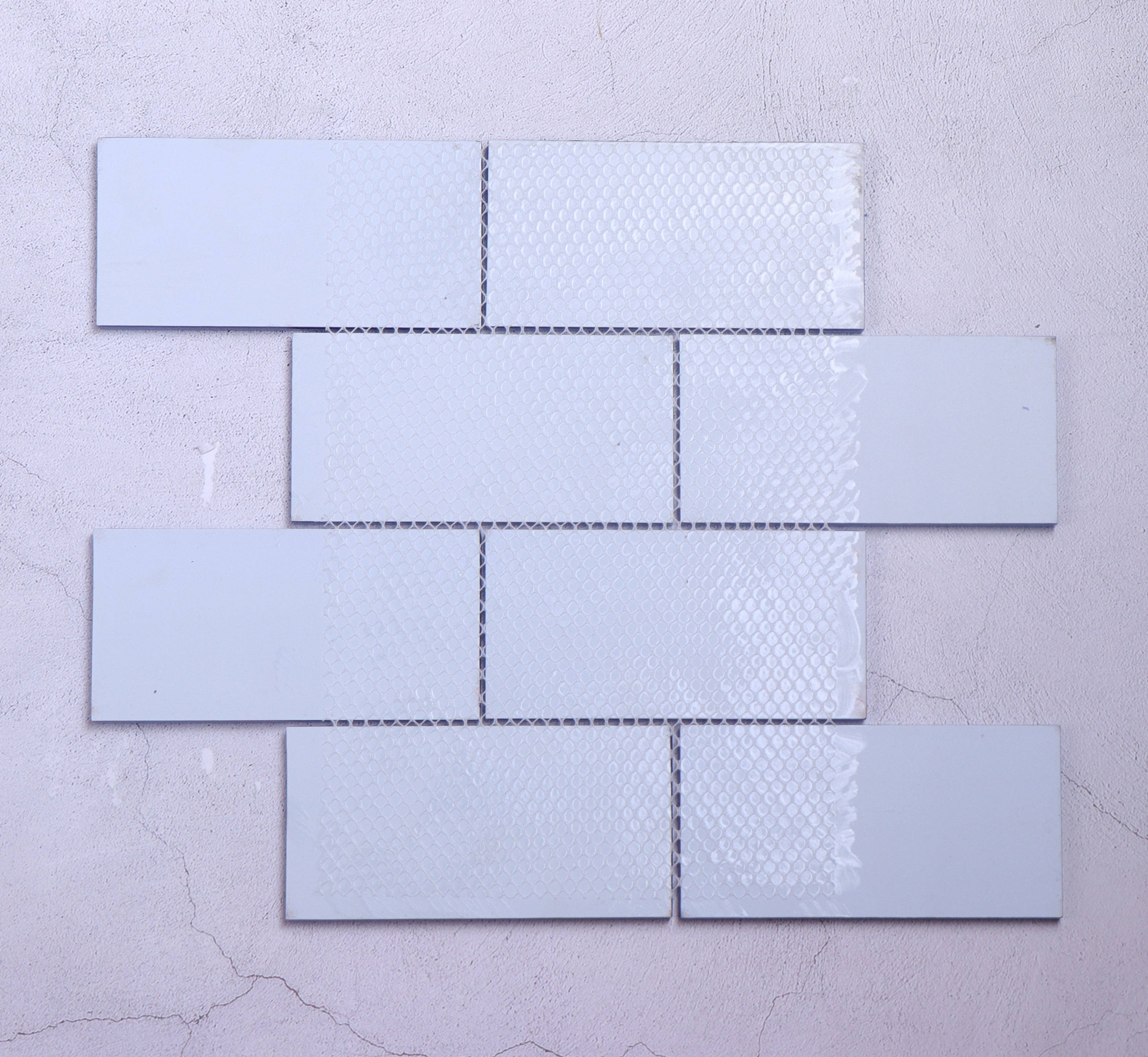 WS Tiles - Vente Carrelages muraux - Carreau de mosaïque en verre de 3" x 6", dosseret pour cuisine et salle de bain - 5 pieds carrés par carton39