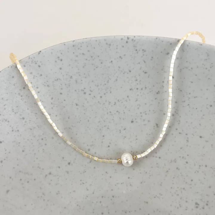 Sweet Cherry Sky - Wholesale Beaded/Pearl Necklace - Bohemian Fresh Water Pearl Beaded Necklace