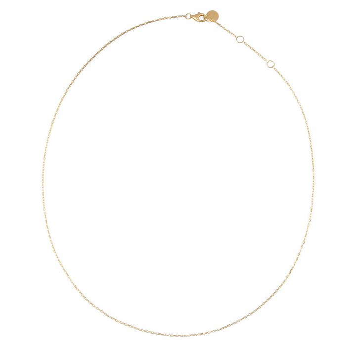 Collana delicata in vermeil oro 18k per la vendita all'ingrosso da parte di AdornPay Jewellery