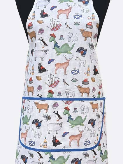 Keepsake Scotland Cotton Apron for wholesale by Samuel Lamont and Sons