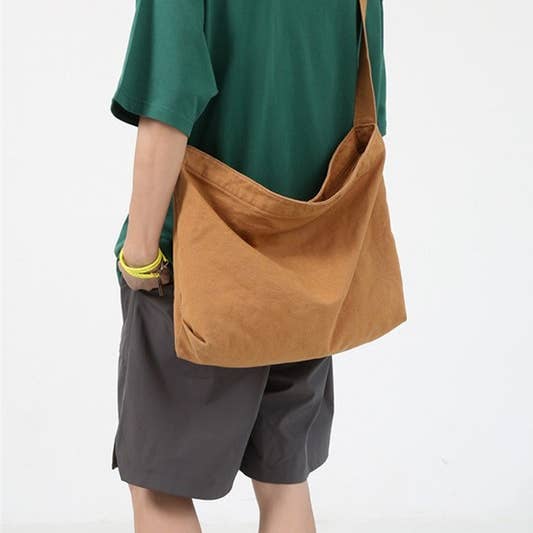 ACCITY - Wholesale Shoulder Bag - Women's - Crossbody Canvas Big Shoulder Bag_CWAB042011