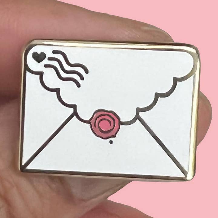 Love letter enamel pin for wholesale by zizi&me