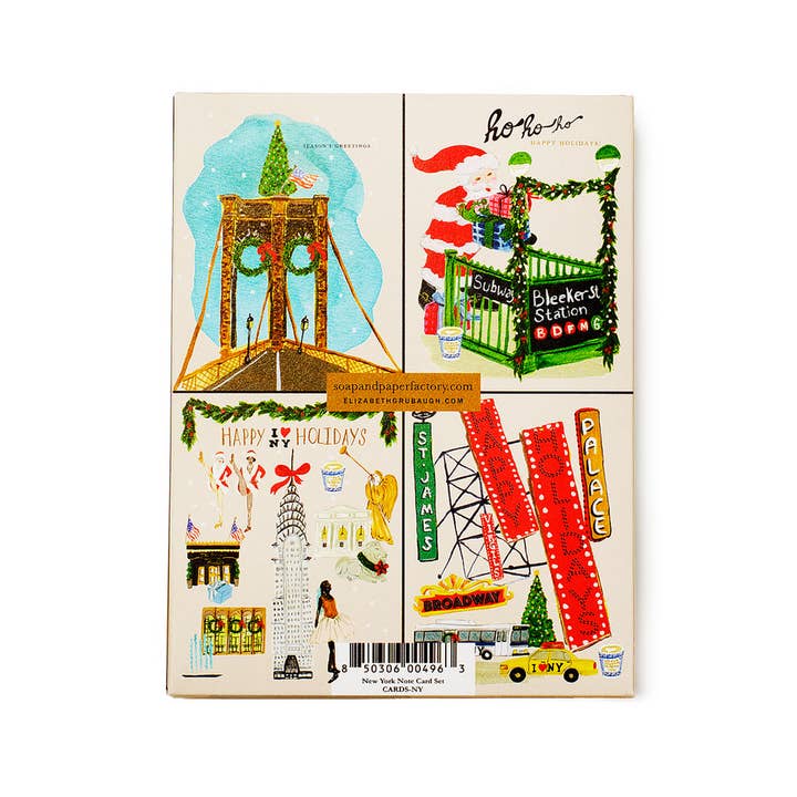 Elizabeth Grubaugh - Wholesale Stationery/Notecard Set - Holiday In New York Boxed Note Cards3