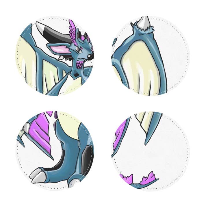 Marick Booster – wholesale Underlägg – Wolbat Sublimering Coasters Pack av fyra