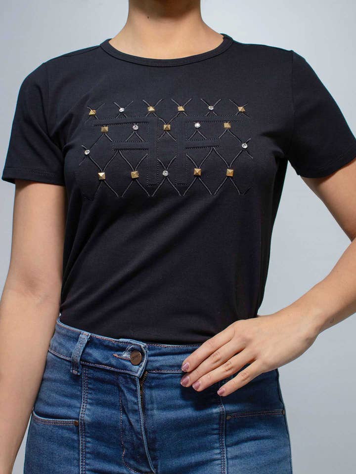 T-shirt med rund halsringning och korta ärmar för wholesale av GAT Fashion Lab