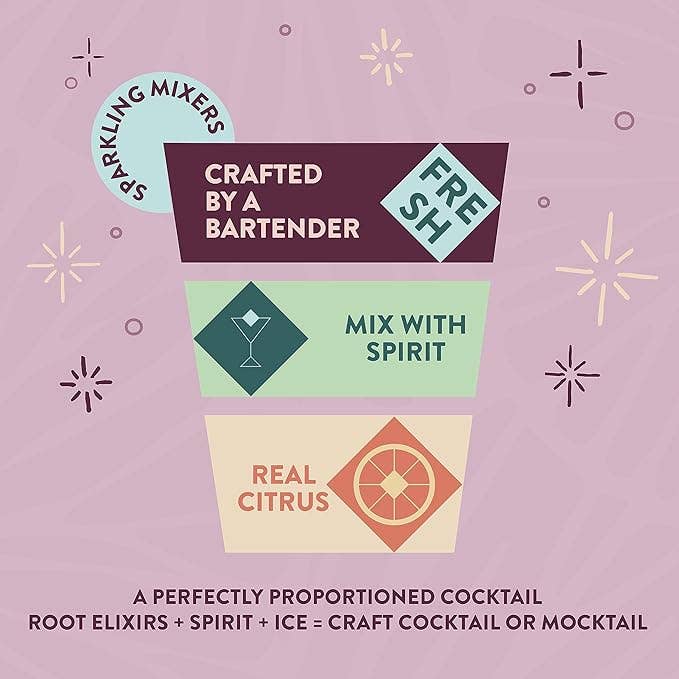 Root Elixirs - Wholesale Cocktail Mix/Syrup - Root Elixirs Pineapple Passionfruit Cocktail Drink Mixer