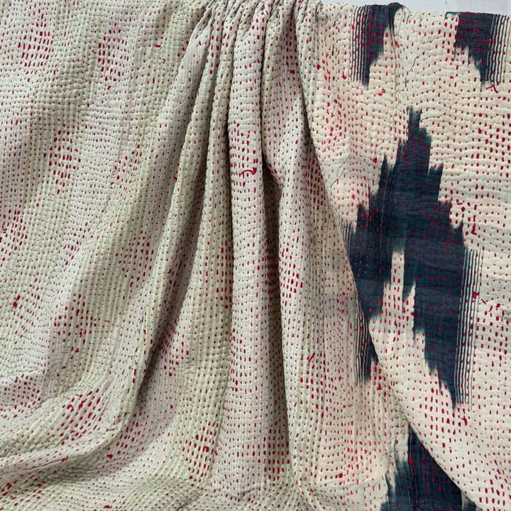 bhavnas boutique - Wholesale Quilt - Threads of Benga Vintage Cotton Kantha Coverlet Quilt1