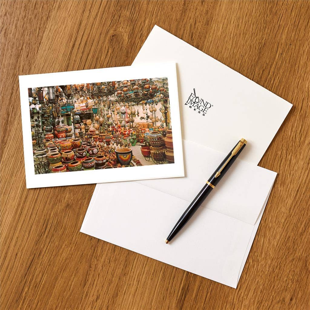 Found Image Press - Wholesale Stationery/Notecard Set - Greeting Card MX-156 Curio Shop in Mexico1