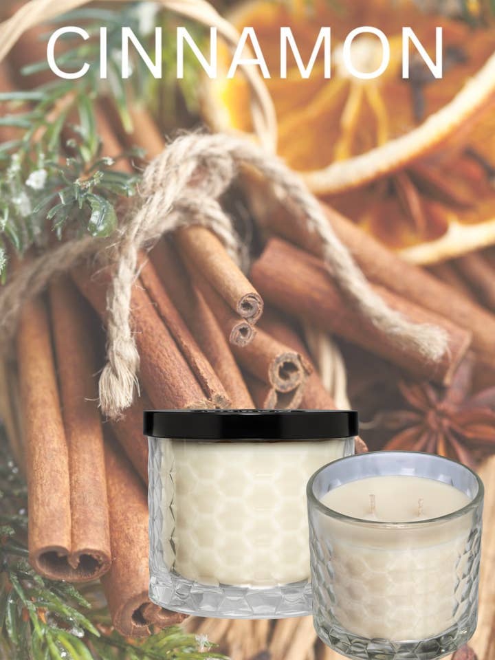 Vela de cera de soja de 12 oz - Canela para venta al por mayor de Carmans Candles