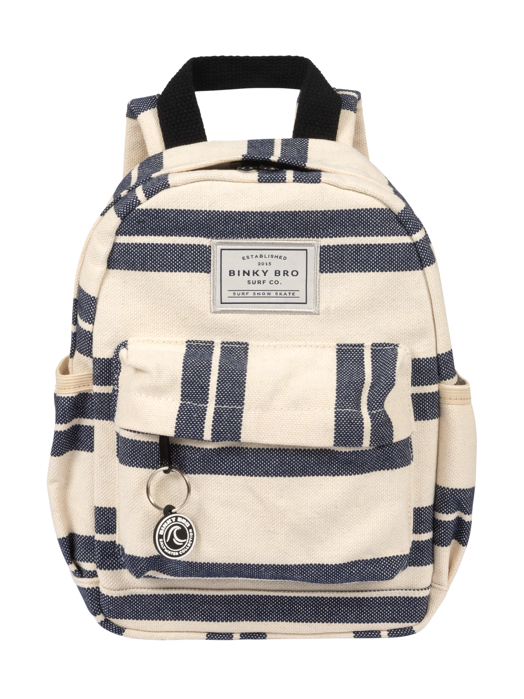 BinkyBro - Wholesale Backpack - Kids - Kids Backpack (Navy Striped Canvas)1