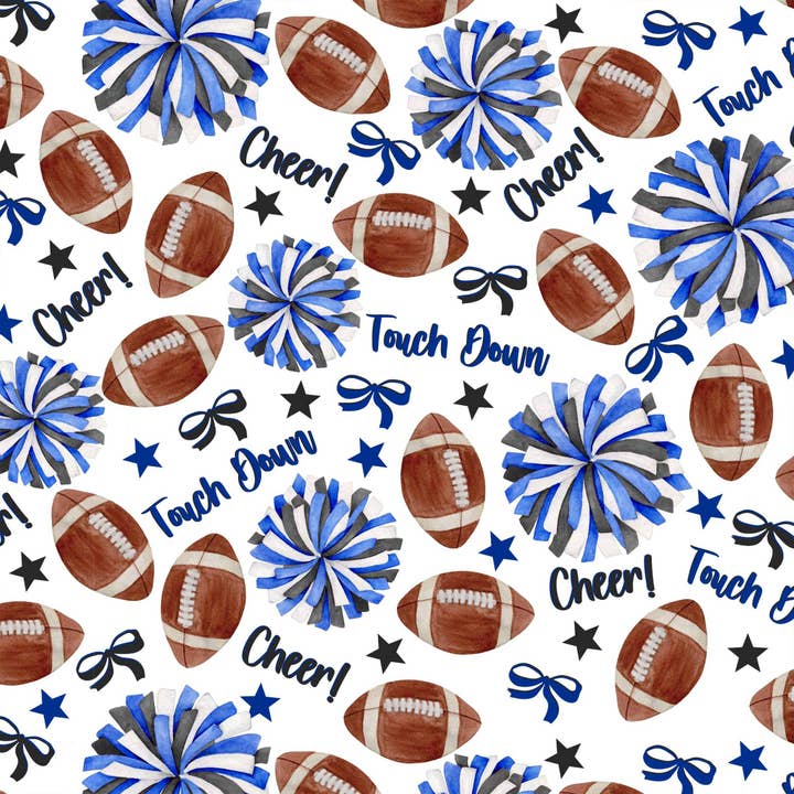 Beau Bottles – wholesale Wine gift bag – Beau Bottles Royal Blue and White Game Day - MINI Prosecco Collection - Six Pack4