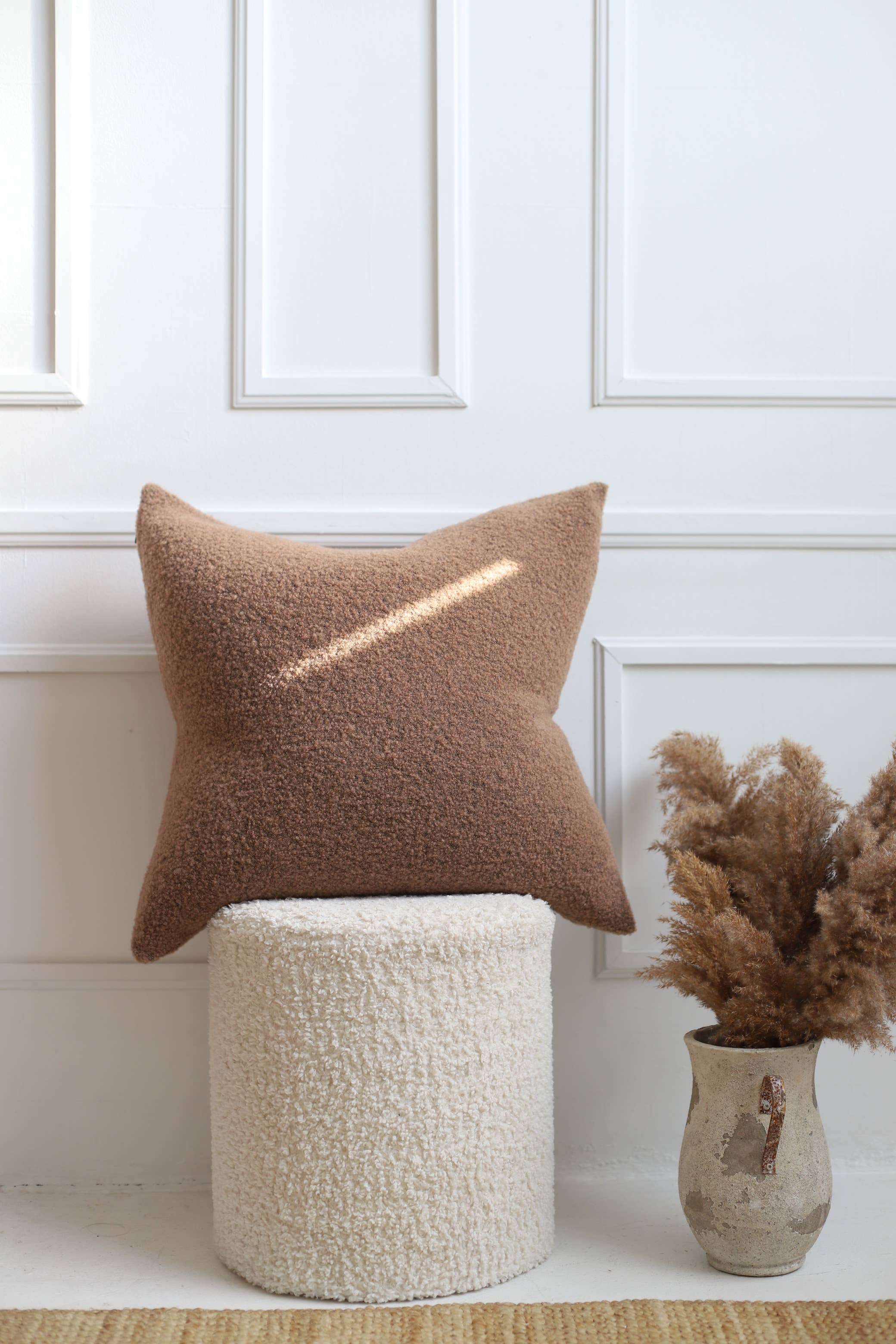 Linen Way Inc. - Wholesale Throw Pillow Cover - Baldwin Wool Pillow Cover - available in 7 Colors2