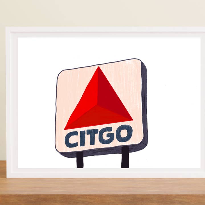 Panneau Citgo pour la vente par Tiny Ink Boston