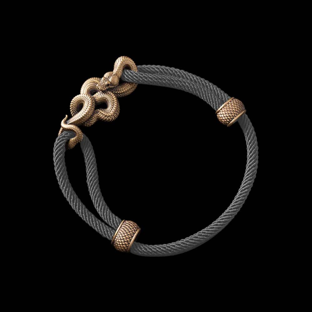 Coppertist.wu - Wholesale Woven/Braided Bracelet - Tree Boa Rope Bracelet - Brass7