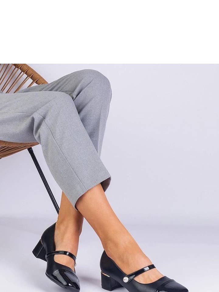 svart Pumps med klack Modell 211594 PRIMO för wholesale på Faire