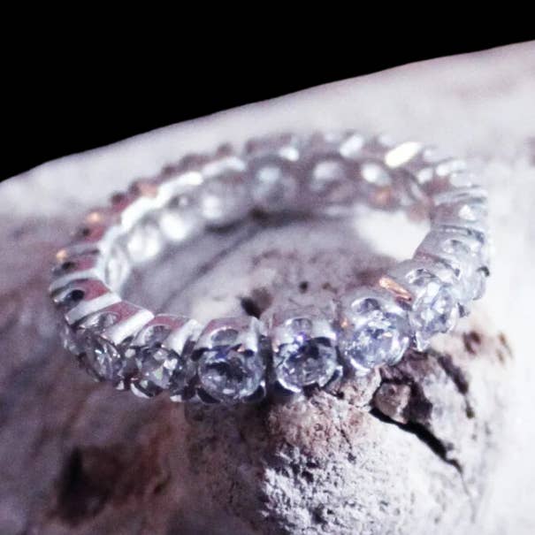 Eternity Wedding Ring 3mm for wholesale by Inchoo bijoux inc