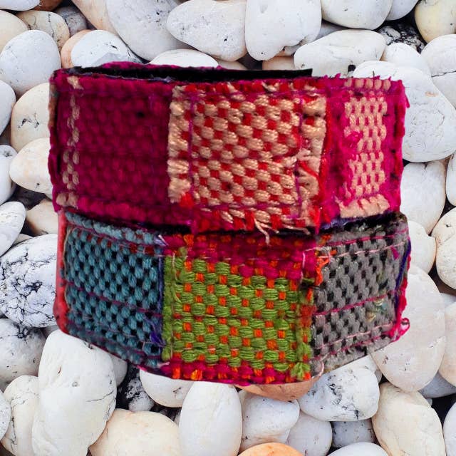 Pulseras tejidas a mano Rainbow para venta al por mayor de anadi patterns