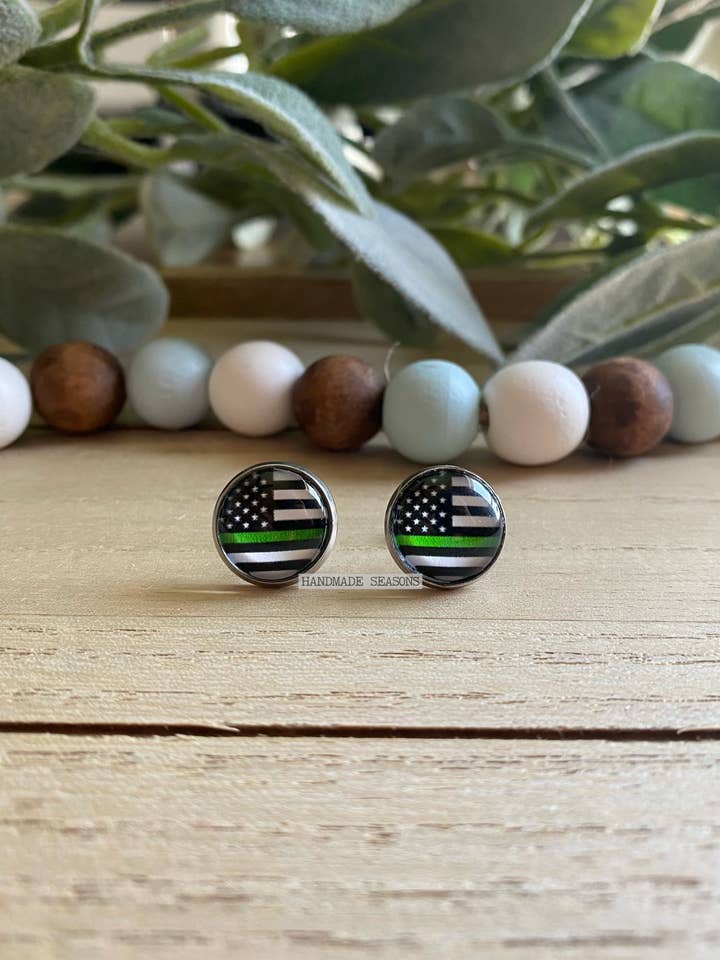 Thin Line Cabochon Studs for wholesale by Handmade Seasons