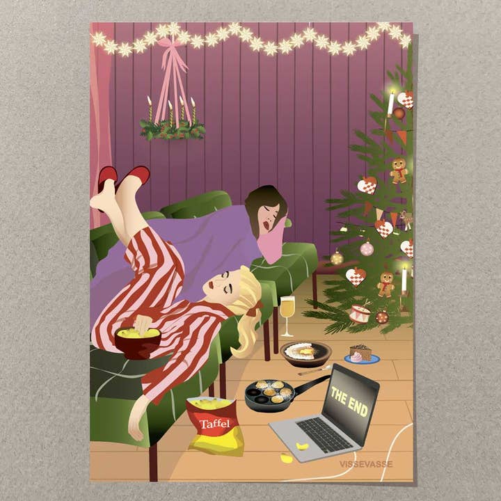 ViSSEVASSE - Wholesale Gift Tag Label - LEFTOVERS & LAZY DAYS - mini card0