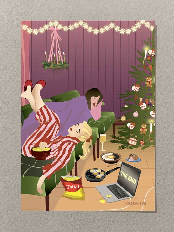 LEFTOVERS & LAZY DAYS - mini card for wholesale by ViSSEVASSE