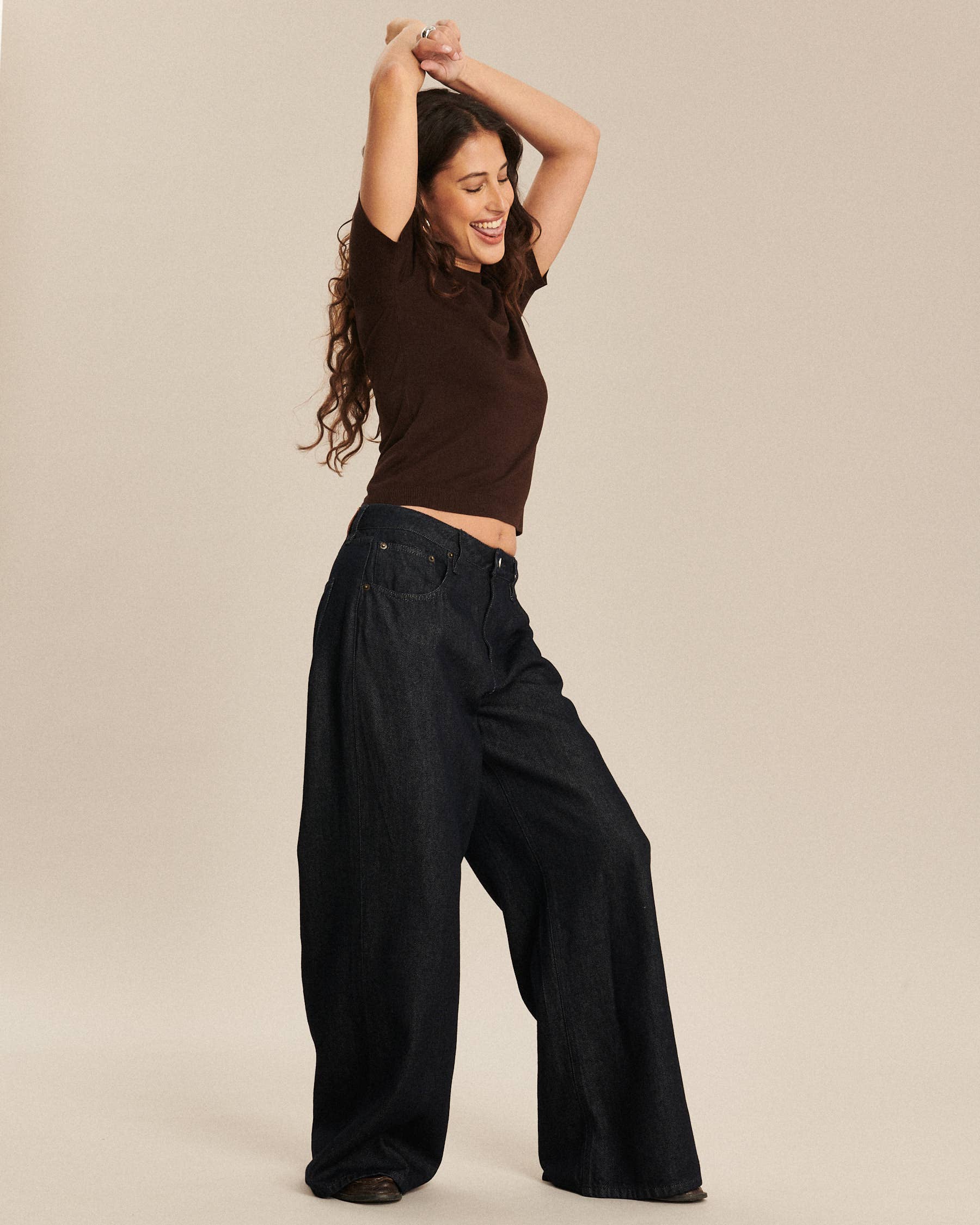 LABDIP - Wholesale Jeans - Women's - VERA RAW TENCEL DENIM - LOOSE TENCEL JEANS7