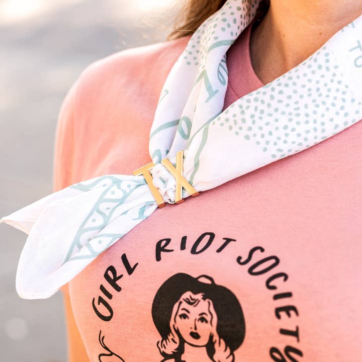 Gold Letter Bandana Slides - Wholesale and other Purchase Wholesale blue bandanas. Free Returns & Net 60 Terms on Faire trending on Faire.