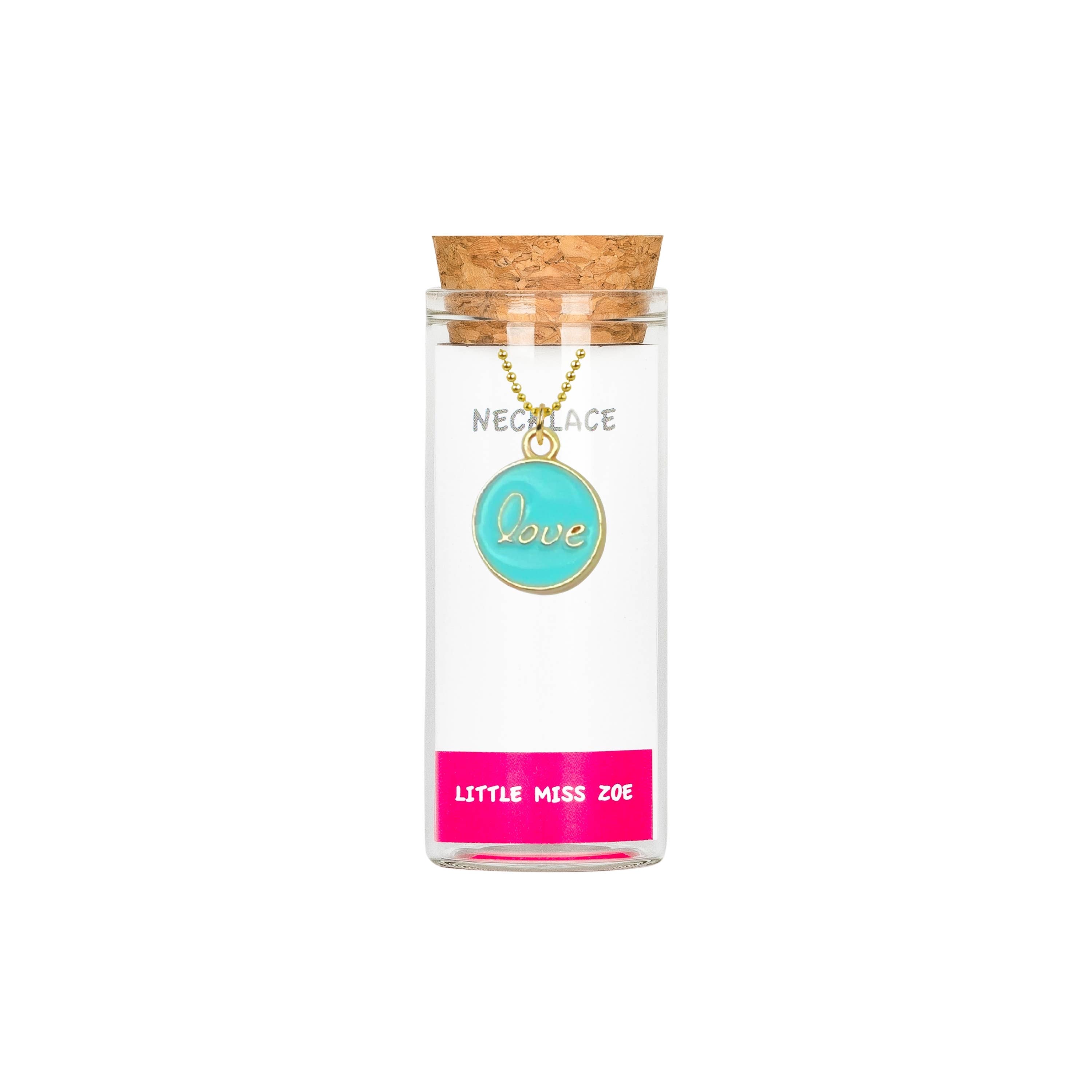 Little Miss Zoe - Wholesale Kids Necklace - Kids - Kids Charm Necklace in a glass bottle18