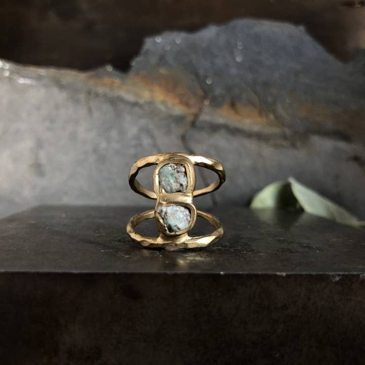 Vattenlevande Mossa Ring för wholesale av Emilie Shapiro Jewelry