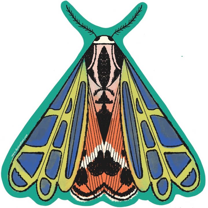 Denise Plant - Wholesale Sticker - Moth Sticker