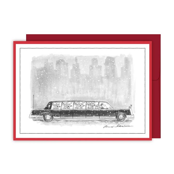 NYX037 - Reindeer in Limo for wholesale by Nelson Line