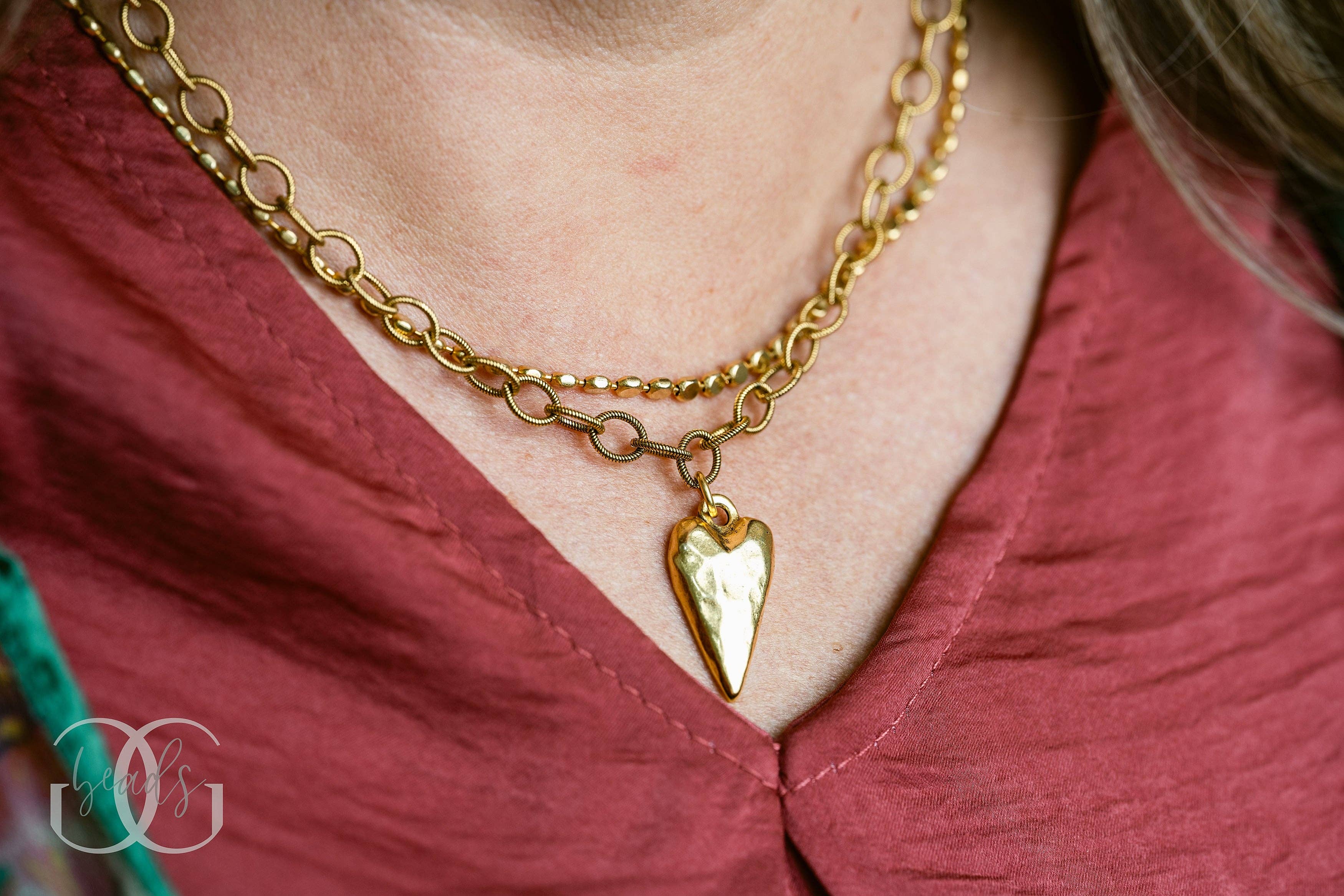 Grace Girl Beads - Wholesale Pendant/Charm Necklace - Bless Your Heart Necklace1