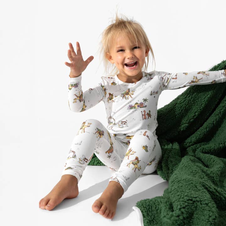 Holy Night Bamboo Kids Pajamas for wholesale by Bellabu Bear