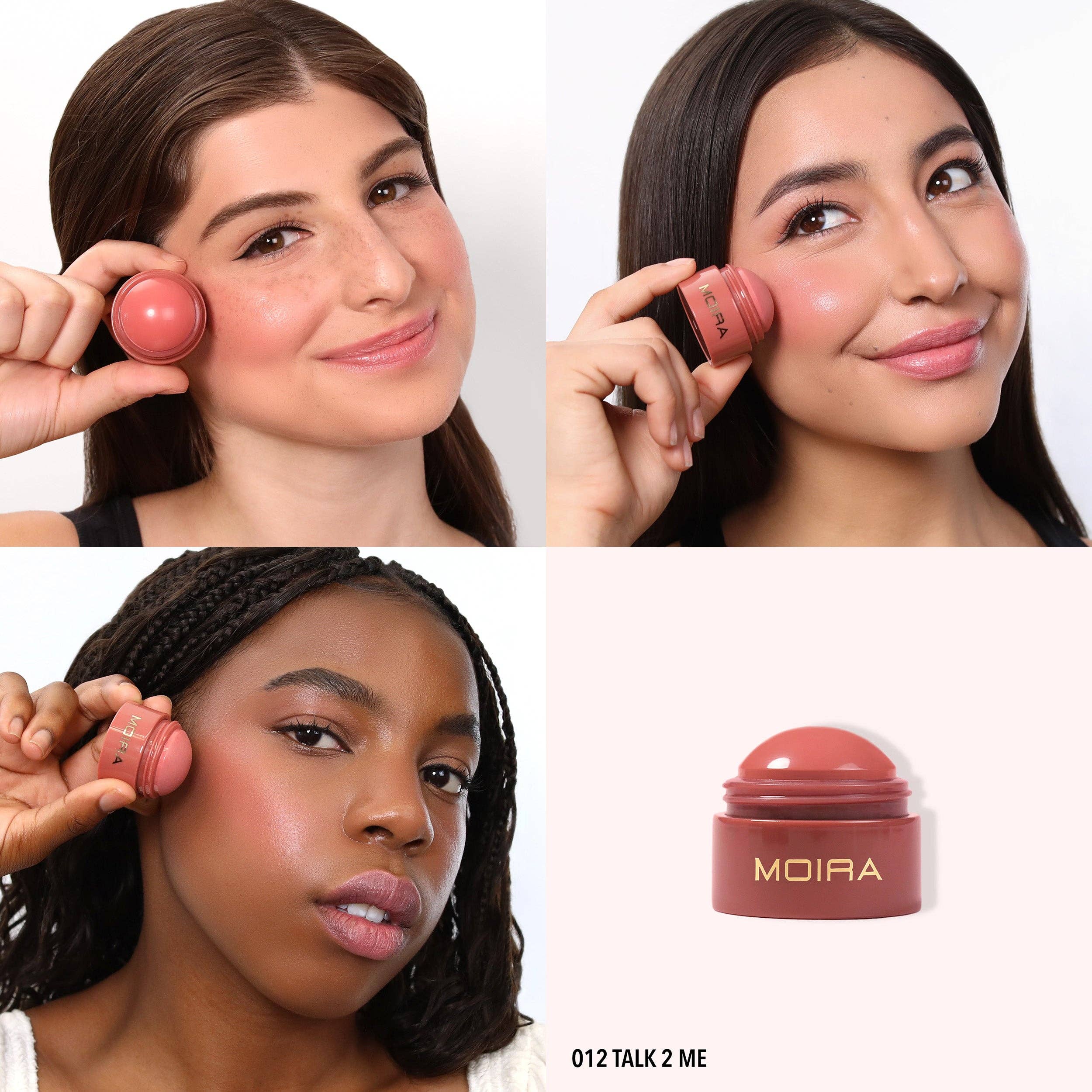 Moira Cosmetics - Wholesale Blush - Soft Blush Balm (012, Talk 2 me)1